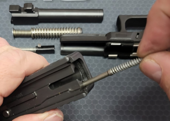 How to Disassemble a Glock 19 Slide